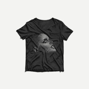 Vintage Şantuk Pamuk Bisiklet Yaka Tişört